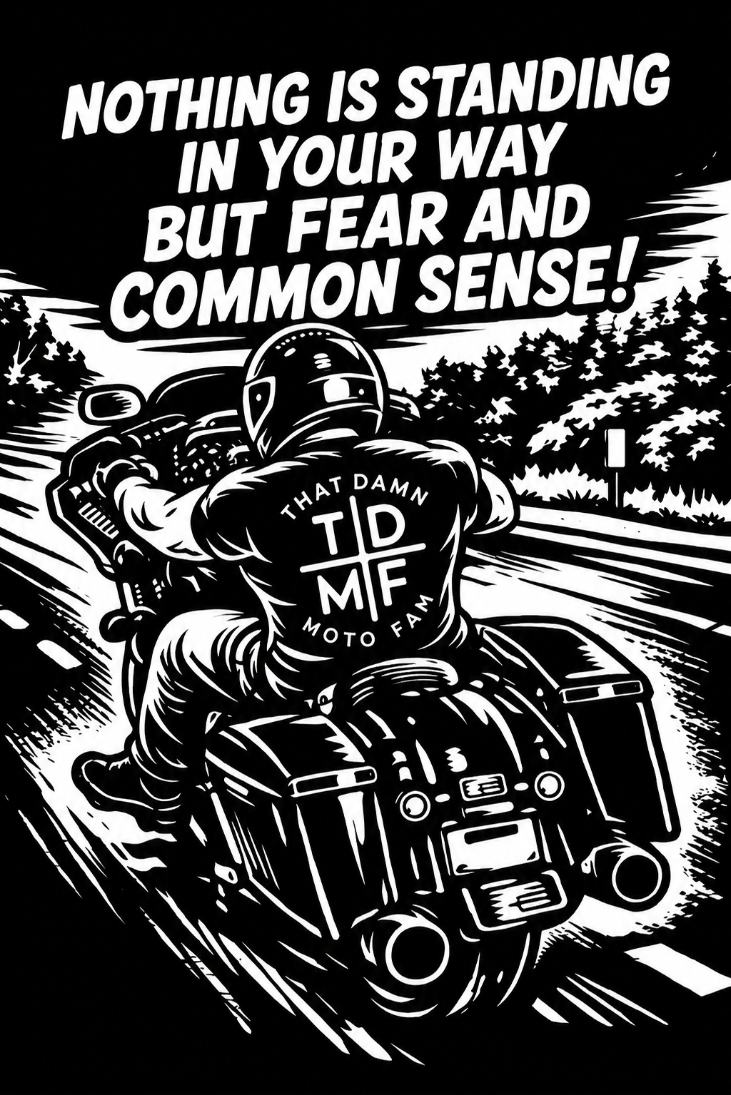 Fear and Common Sense Sweatshirt (Black)